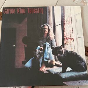 Carole King Tapestry Vinyl LP - Vintage Album Cover (Blue, Black)